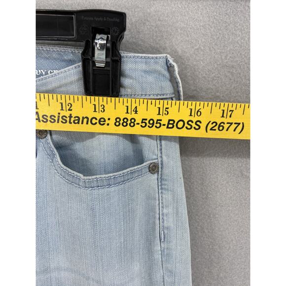 NWT‎ New York & Company Soho Jeans Size 6 Curvy Crop Light Wash Pockets Stretch - Picture 4 of 14